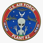 U s  Air Force -plant 42- Ngad Area 51 Usaf Pvc Vel Patch