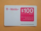 T-mobile  100 Prepaid Refill Card  physical Card 