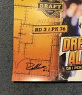 Drew Allar Autographed Photo Pittsburgh Steelers 8 5x11 Nfl Draft