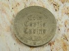 Coin Castle Casino  1 Gaming Token Vintage Las Vegas  Nevada