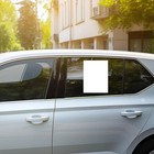 100 Pcs Outdoor Window Stickers For Car Dealers 8 5  X 11  Plain White Blank Pap