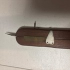 Vintage Tru-gyde Wood Latch Hook Rug Tool Lrg Point Needle