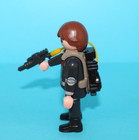 Playmobil Ghostbusters Man Figure With Weapon
