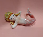 Vintage Mermaid Ceramic Napco Japan 1950 s Lovely Pink Hue