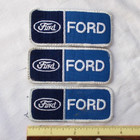 3 Pc Vintage Ford Dealer Service Hat Shoulder Patch Set Embroidered Sew-on  3