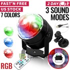2usb Rgb Strobe Lamp Dj Rotating Ball Led Stage Laser Light Ktv Disco Club Party