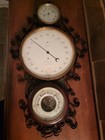 Antique 3 In 1  Thermometer  Hydrometer    Barometer - Works  but Needs Cleaned 