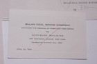 1930 Lamson Goodnow Bulah Coal Mining Co Nyc  Ephemera L430f