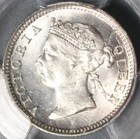 1897 Pcgs Ms 64 Mauritius 10 Cents Victoria Silver Coin  21090401c 