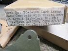Ww2 Us Military Trunk Footlocker Lock  W  All Hardware 1943 Eagle Lock Co Conn