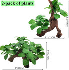 Artificial Fish Tank Plants Aquarium Aquatic Water Grass Green   Base