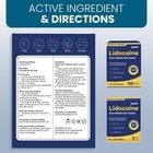 4  Lidocaine Pain Relief Patches 30 Ct Numbing Gel For Back Knee Muscle Ache   