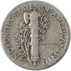 1937 Mercury Dime Ag About Good 90  Silver 10c Us Coin Collectible