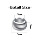 Tibetan Spacer Beads  200pcs Antique Silver Spacer Beads Alloy Rondelle Space   