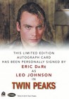 2019 Twin Peaks Archives Eric Dare As Leo Johnson Full Bleed Autograph Card