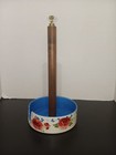 The Pioneer Woman Heritage Floral Freestanding Paper Towel Holder Wood stoneware