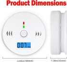 3 Carbon Monoxide Detectors Co Detector Sensor Home Safety Alarm Sound L6