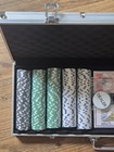 Trademark Poker 500 11 5g Chip Set W   Carrying Case Black Jack Games New 