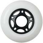 Inline Skate Wheels 80mm 89a Outdoor White Rollerblade Hockey 8 Pack