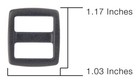 50 - 3 4 Inch Ykk Wide Mouth Heavyduty Triglide Slides