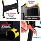 Official Size Indoor Tennis Ping Pong Table 2 Paddles Balls Black Yellow New