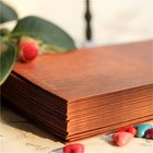 Vintage Style Kraft Paper Envelopes Reusable Orange Postcard Storage Envelopes