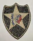 Wwii Us Army 2nd Infantry Division Patch Cut Edge Indianhead 2nd Id Ssi Eto D-d