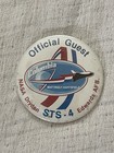 Columbia Nasa Vintage 1982 Lot Pin Back Patch Edwards Afb Space Usa Travel Retro