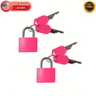 10pcs Mini Padlock With Keys Toolbox Luggage Gym Locker Suitcase Travel Lock Set