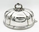 Antique Meat Dome Cover Silver Plate Victorian 19th Century