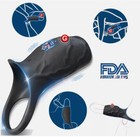 Penis Cock Ring Vibrator G-spot Dildo Massager Sex Toys For Women Men Couples