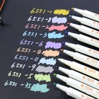 10 Colors Assorted Metallic Paint Markers Pens Sheen Glitter Calligraphy Art Usa