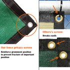 Black Green 5 6 8 X 50ft Fence Windscreen Privacy Screen Shade Cover Mesh