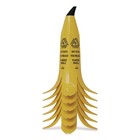Ncp 6948 13  X 12  X 24  Banana Safety Sign - Yellow black New