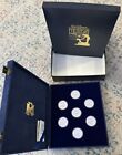 Disney s Fantasia 50th Anniversary Rare Proofset Case 7 1oz Silver Coin Gold Set