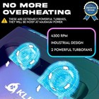 Klim Everest Laptop Cooling Pad   Notebook Stand  Powerful 4300 Rpm Turbo-fans