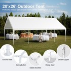 20 x26  Canopy Carport Party Wedding Tent Heavy Duty Gazebo Pavilion Outdoor