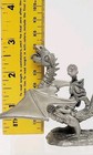 Spoontiques Pewter Wizardess Enchantress Crystal Ball On Dragon 2 75 X 4 25 X 4