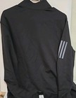 Adidas Golf Men   s    3 Stripe Top  Black  Xl