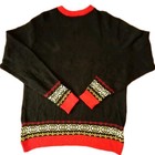 Blizzard Bay Ugly Christmas Sweater With Beer Pocket Men s Large Cotton