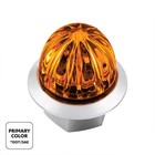 4 Led 1-1 8  Watermelon Double Fury Light With Clear Lens  amber To Purple 