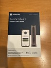 Motorola Docsis 3 0 Cable Modem With Power Adapter And Quick Start Guide