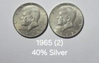 Kennedy Silver Half Dollar P d Lot Of  53  Coins 1964 - 1969 Free Ship See Desc
