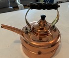 Simplex Copper Tea Kettle 1 9l Black Handle Patent Gas electric