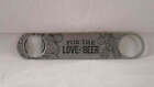 Samuel Adams For The Love Of Beer Paddle Bottle Opener Bar Key Pewter
