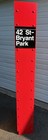 Customizable New York City Subway Station Reproduction Column Pillar  Bookcase