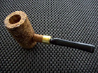 Missouri Meerschaum Corn Cob Pipe General Poker Black Danish Stem