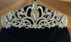 1 5    Pageant Rhinestone Crystal Bridal Wedding prom Tiara Crown Silver 6   w Sprkl