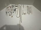 925 Sterling Silver Marked Wearable broken scrap Jewelry Lot 273 Grams