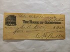 The Bank Of Sampson Clinton North Carolina Bank Check 1926
